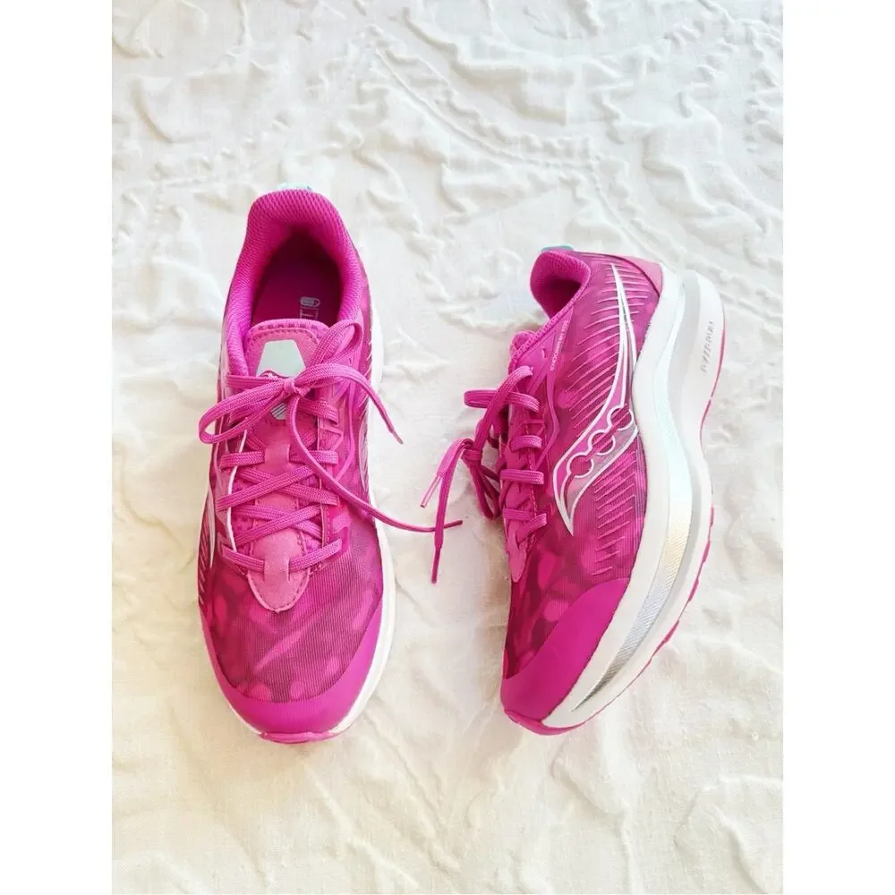 Saucony Endorphin Kidz Magenta Sneakers Size 6